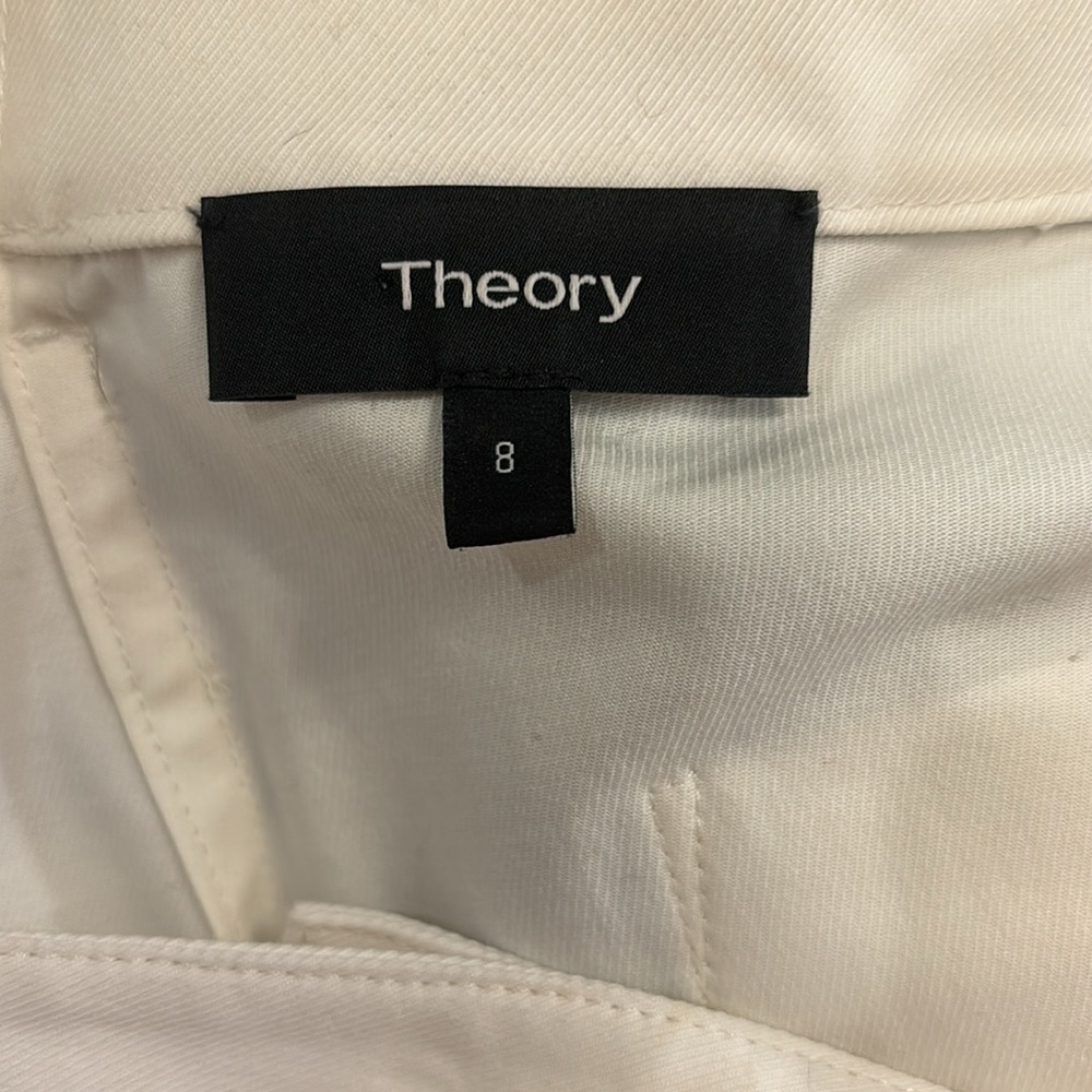 Off White Cropped Pants - image 4